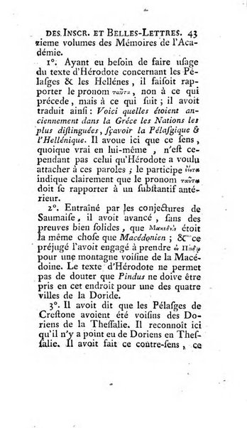 Histoire de l'Academie royale des inscriptions et belles lettres depuis son establissement jusqu'à present avec les Mémoires de littérature tirez des registres de cette Académie..