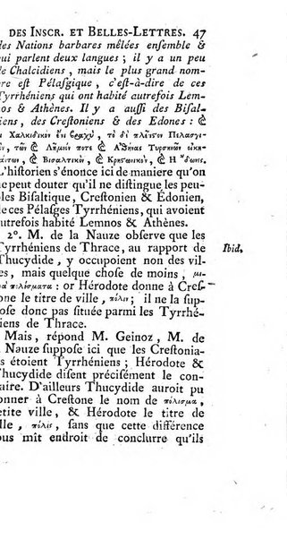 Histoire de l'Academie royale des inscriptions et belles lettres depuis son establissement jusqu'à present avec les Mémoires de littérature tirez des registres de cette Académie..