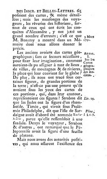 Histoire de l'Academie royale des inscriptions et belles lettres depuis son establissement jusqu'à present avec les Mémoires de littérature tirez des registres de cette Académie..