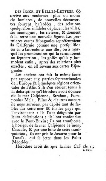 Histoire de l'Academie royale des inscriptions et belles lettres depuis son establissement jusqu'à present avec les Mémoires de littérature tirez des registres de cette Académie..