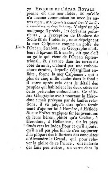 Histoire de l'Academie royale des inscriptions et belles lettres depuis son establissement jusqu'à present avec les Mémoires de littérature tirez des registres de cette Académie..