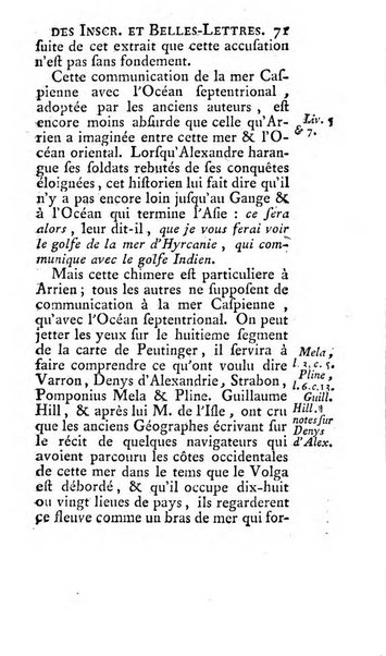 Histoire de l'Academie royale des inscriptions et belles lettres depuis son establissement jusqu'à present avec les Mémoires de littérature tirez des registres de cette Académie..