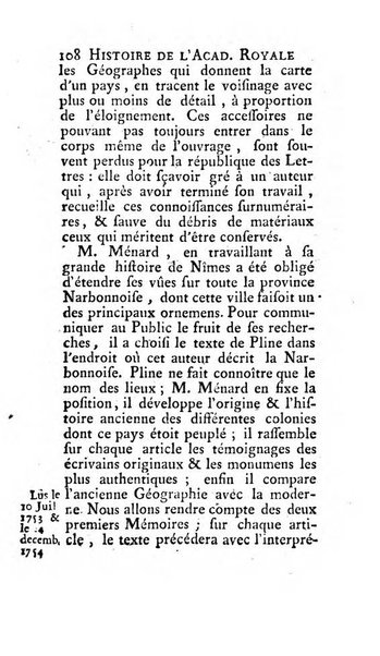 Histoire de l'Academie royale des inscriptions et belles lettres depuis son establissement jusqu'à present avec les Mémoires de littérature tirez des registres de cette Académie..