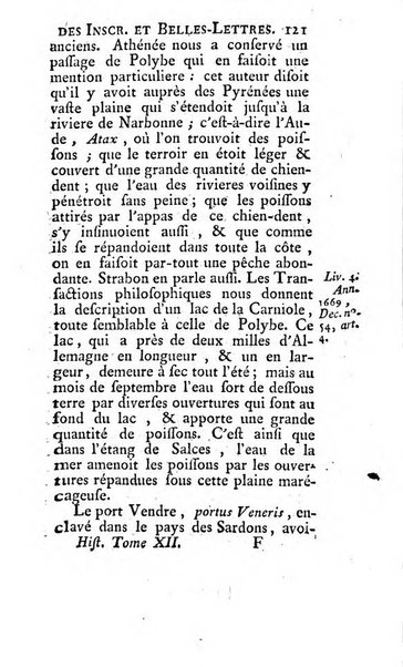 Histoire de l'Academie royale des inscriptions et belles lettres depuis son establissement jusqu'à present avec les Mémoires de littérature tirez des registres de cette Académie..