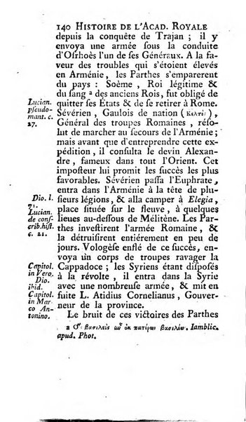 Histoire de l'Academie royale des inscriptions et belles lettres depuis son establissement jusqu'à present avec les Mémoires de littérature tirez des registres de cette Académie..