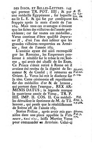 Histoire de l'Academie royale des inscriptions et belles lettres depuis son establissement jusqu'à present avec les Mémoires de littérature tirez des registres de cette Académie..