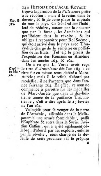 Histoire de l'Academie royale des inscriptions et belles lettres depuis son establissement jusqu'à present avec les Mémoires de littérature tirez des registres de cette Académie..