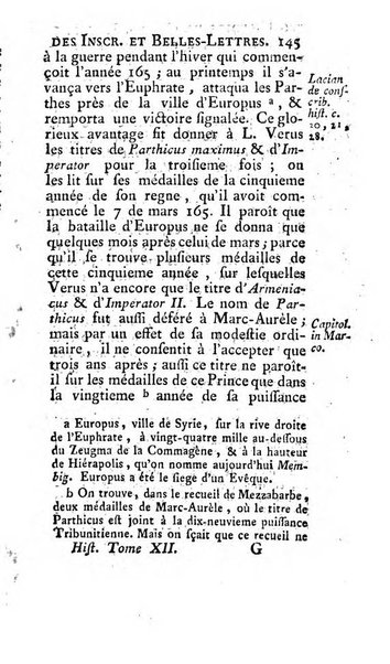 Histoire de l'Academie royale des inscriptions et belles lettres depuis son establissement jusqu'à present avec les Mémoires de littérature tirez des registres de cette Académie..