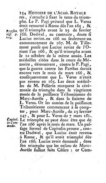 Histoire de l'Academie royale des inscriptions et belles lettres depuis son establissement jusqu'à present avec les Mémoires de littérature tirez des registres de cette Académie..