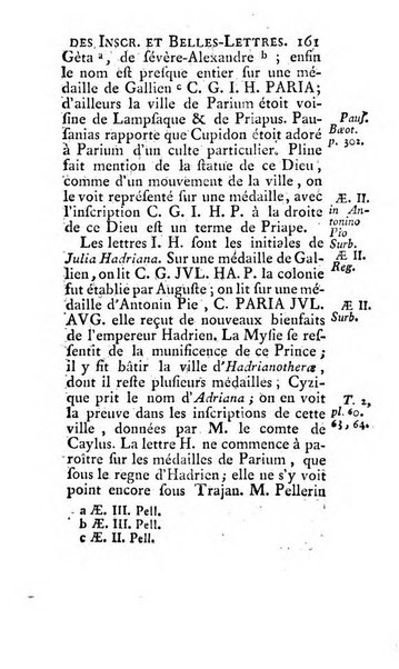 Histoire de l'Academie royale des inscriptions et belles lettres depuis son establissement jusqu'à present avec les Mémoires de littérature tirez des registres de cette Académie..