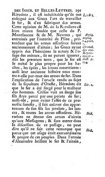 Histoire de l'Academie royale des inscriptions et belles lettres depuis son establissement jusqu'à present avec les Mémoires de littérature tirez des registres de cette Académie..