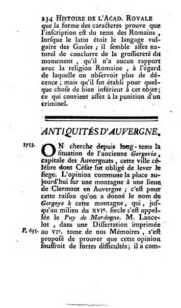 Histoire de l'Academie royale des inscriptions et belles lettres depuis son establissement jusqu'à present avec les Mémoires de littérature tirez des registres de cette Académie..