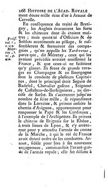 Histoire de l'Academie royale des inscriptions et belles lettres depuis son establissement jusqu'à present avec les Mémoires de littérature tirez des registres de cette Académie..