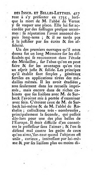 Histoire de l'Academie royale des inscriptions et belles lettres depuis son establissement jusqu'à present avec les Mémoires de littérature tirez des registres de cette Académie..