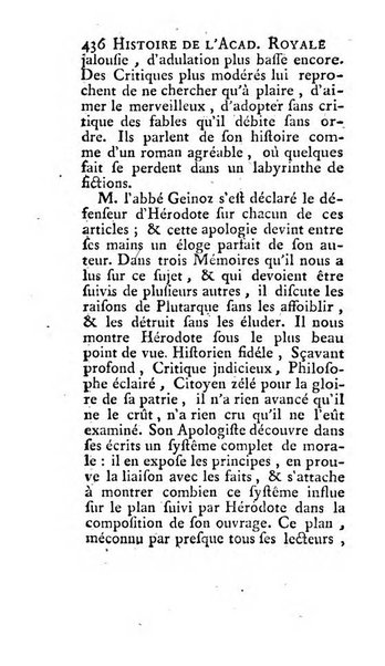 Histoire de l'Academie royale des inscriptions et belles lettres depuis son establissement jusqu'à present avec les Mémoires de littérature tirez des registres de cette Académie..