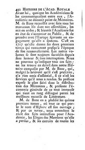 Histoire de l'Academie royale des inscriptions et belles lettres depuis son establissement jusqu'à present avec les Mémoires de littérature tirez des registres de cette Académie..