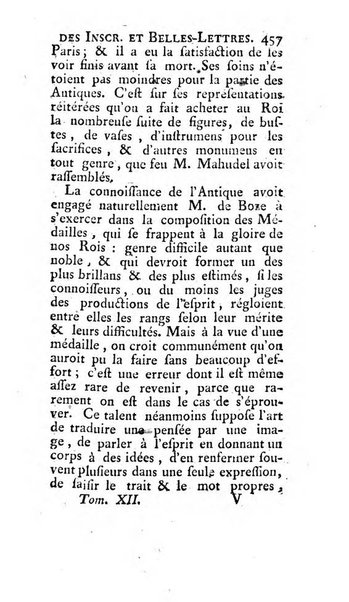 Histoire de l'Academie royale des inscriptions et belles lettres depuis son establissement jusqu'à present avec les Mémoires de littérature tirez des registres de cette Académie..