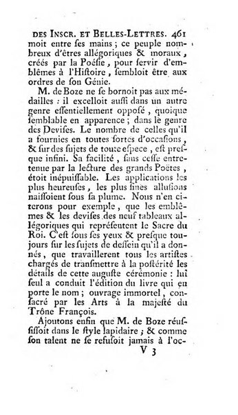 Histoire de l'Academie royale des inscriptions et belles lettres depuis son establissement jusqu'à present avec les Mémoires de littérature tirez des registres de cette Académie..