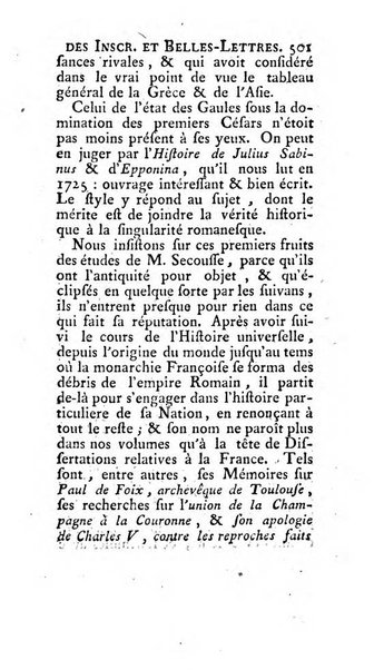 Histoire de l'Academie royale des inscriptions et belles lettres depuis son establissement jusqu'à present avec les Mémoires de littérature tirez des registres de cette Académie..