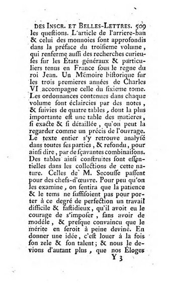 Histoire de l'Academie royale des inscriptions et belles lettres depuis son establissement jusqu'à present avec les Mémoires de littérature tirez des registres de cette Académie..