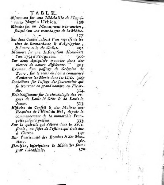 Histoire de l'Academie royale des inscriptions et belles lettres depuis son establissement jusqu'à present avec les Mémoires de littérature tirez des registres de cette Académie..