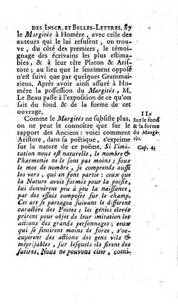 Histoire de l'Academie royale des inscriptions et belles lettres depuis son establissement jusqu'à present avec les Mémoires de littérature tirez des registres de cette Académie..