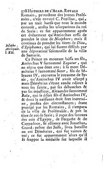 Histoire de l'Academie royale des inscriptions et belles lettres depuis son establissement jusqu'à present avec les Mémoires de littérature tirez des registres de cette Académie..