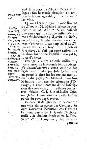 Histoire de l'Academie royale des inscriptions et belles lettres depuis son establissement jusqu'à present avec les Mémoires de littérature tirez des registres de cette Académie..