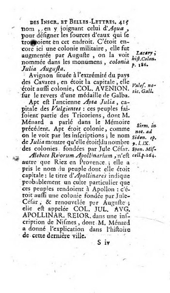 Histoire de l'Academie royale des inscriptions et belles lettres depuis son establissement jusqu'à present avec les Mémoires de littérature tirez des registres de cette Académie..