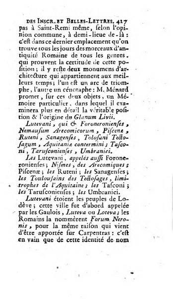 Histoire de l'Academie royale des inscriptions et belles lettres depuis son establissement jusqu'à present avec les Mémoires de littérature tirez des registres de cette Académie..