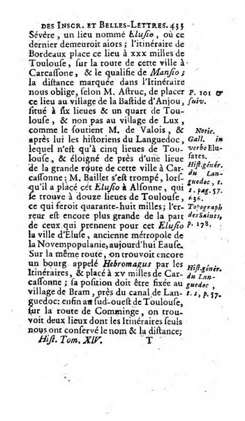 Histoire de l'Academie royale des inscriptions et belles lettres depuis son establissement jusqu'à present avec les Mémoires de littérature tirez des registres de cette Académie..