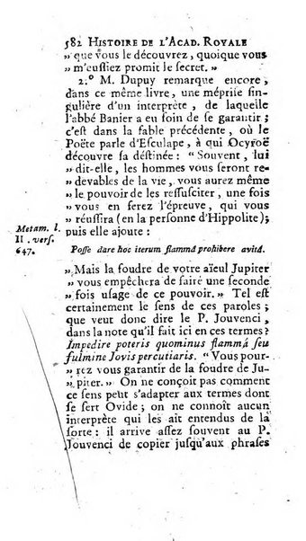 Histoire de l'Academie royale des inscriptions et belles lettres depuis son establissement jusqu'à present avec les Mémoires de littérature tirez des registres de cette Académie..