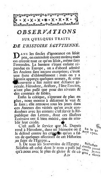 Histoire de l'Academie royale des inscriptions et belles lettres depuis son establissement jusqu'à present avec les Mémoires de littérature tirez des registres de cette Académie..