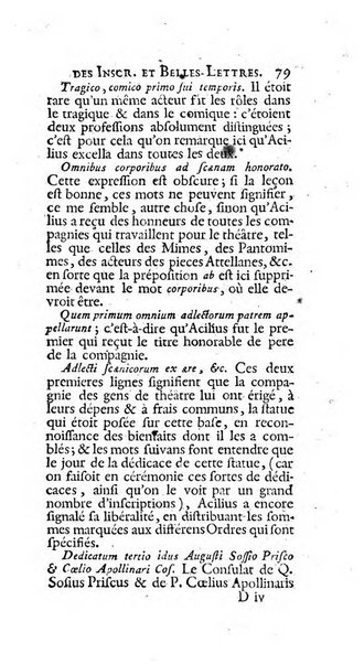 Histoire de l'Academie royale des inscriptions et belles lettres depuis son establissement jusqu'à present avec les Mémoires de littérature tirez des registres de cette Académie..