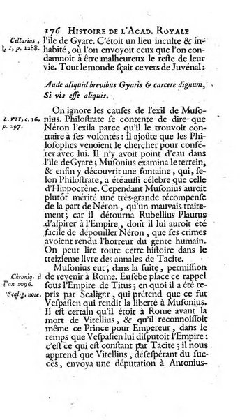 Histoire de l'Academie royale des inscriptions et belles lettres depuis son establissement jusqu'à present avec les Mémoires de littérature tirez des registres de cette Académie..