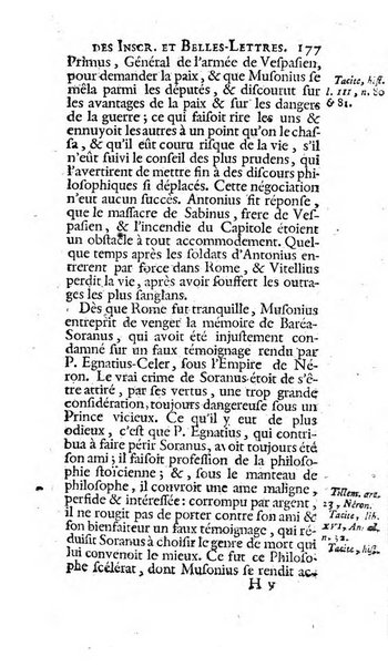 Histoire de l'Academie royale des inscriptions et belles lettres depuis son establissement jusqu'à present avec les Mémoires de littérature tirez des registres de cette Académie..