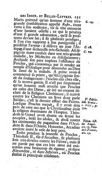 Histoire de l'Academie royale des inscriptions et belles lettres depuis son establissement jusqu'à present avec les Mémoires de littérature tirez des registres de cette Académie..