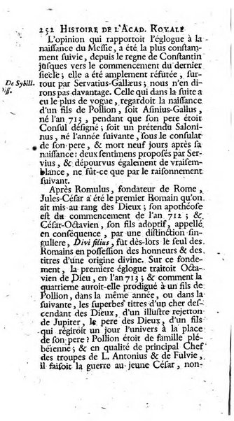 Histoire de l'Academie royale des inscriptions et belles lettres depuis son establissement jusqu'à present avec les Mémoires de littérature tirez des registres de cette Académie..