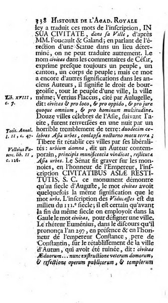 Histoire de l'Academie royale des inscriptions et belles lettres depuis son establissement jusqu'à present avec les Mémoires de littérature tirez des registres de cette Académie..