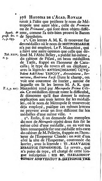 Histoire de l'Academie royale des inscriptions et belles lettres depuis son establissement jusqu'à present avec les Mémoires de littérature tirez des registres de cette Académie..