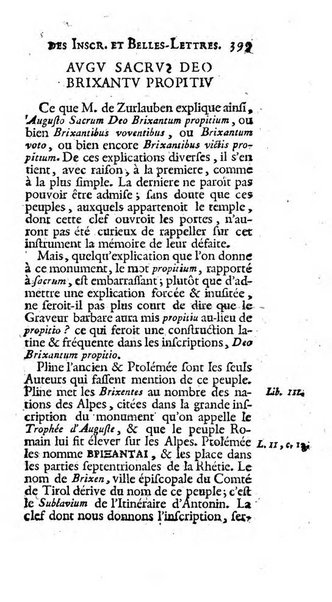 Histoire de l'Academie royale des inscriptions et belles lettres depuis son establissement jusqu'à present avec les Mémoires de littérature tirez des registres de cette Académie..