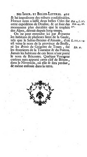 Histoire de l'Academie royale des inscriptions et belles lettres depuis son establissement jusqu'à present avec les Mémoires de littérature tirez des registres de cette Académie..