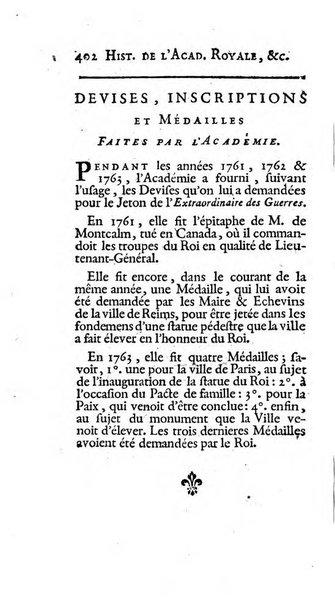 Histoire de l'Academie royale des inscriptions et belles lettres depuis son establissement jusqu'à present avec les Mémoires de littérature tirez des registres de cette Académie..