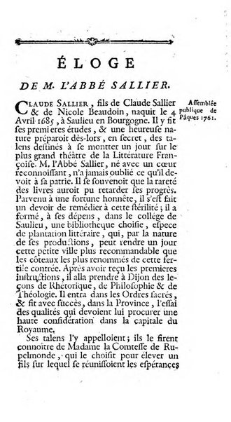 Histoire de l'Academie royale des inscriptions et belles lettres depuis son establissement jusqu'à present avec les Mémoires de littérature tirez des registres de cette Académie..