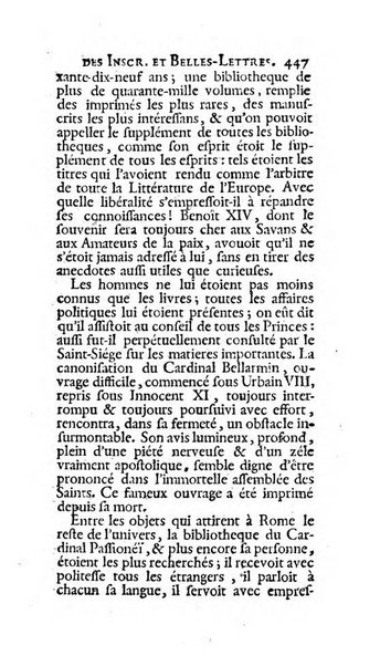 Histoire de l'Academie royale des inscriptions et belles lettres depuis son establissement jusqu'à present avec les Mémoires de littérature tirez des registres de cette Académie..