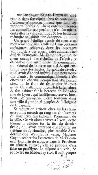 Histoire de l'Academie royale des inscriptions et belles lettres depuis son establissement jusqu'à present avec les Mémoires de littérature tirez des registres de cette Académie..