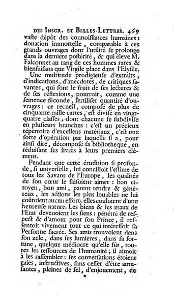 Histoire de l'Academie royale des inscriptions et belles lettres depuis son establissement jusqu'à present avec les Mémoires de littérature tirez des registres de cette Académie..