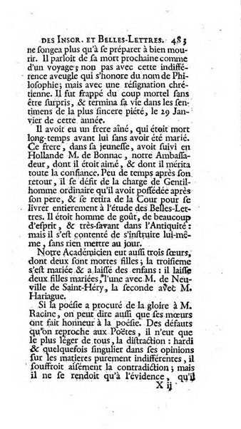 Histoire de l'Academie royale des inscriptions et belles lettres depuis son establissement jusqu'à present avec les Mémoires de littérature tirez des registres de cette Académie..