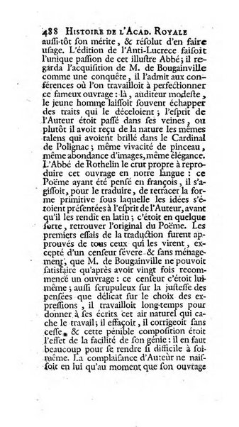 Histoire de l'Academie royale des inscriptions et belles lettres depuis son establissement jusqu'à present avec les Mémoires de littérature tirez des registres de cette Académie..