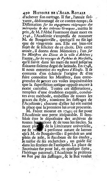 Histoire de l'Academie royale des inscriptions et belles lettres depuis son establissement jusqu'à present avec les Mémoires de littérature tirez des registres de cette Académie..